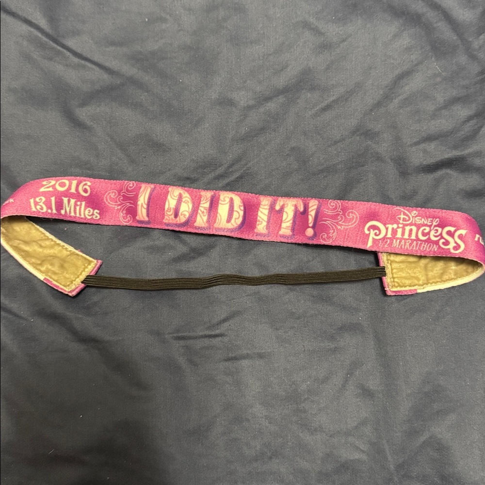 Disney Princess Pink Marathon Headband 2016